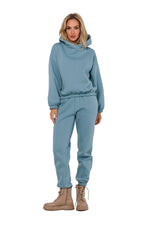 Genser Moe til dame fra MS StyleHaven, laget av polyester, farge Grønn 2, størrelse L/XL, med long ermer, perfekt til dress
