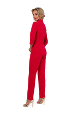 3/4-ermer Jumpsuit - Moe til dame fra MS StyleHaven, laget av polyester; Viskose, farge Grønn, størrelse XL, med 45720 ermer, perfekt til dress