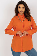 Klassisk Skjorte med Lange Ermer - FP til dame fra MS StyleHaven, størrelse L, med long, kjolelengde knee, kjolestil sweater