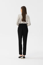 Damebukser Stylove til dame fra MS StyleHaven, laget av polyester; Viskose, farge Svart, størrelse s, med long ermer, perfekt til dress