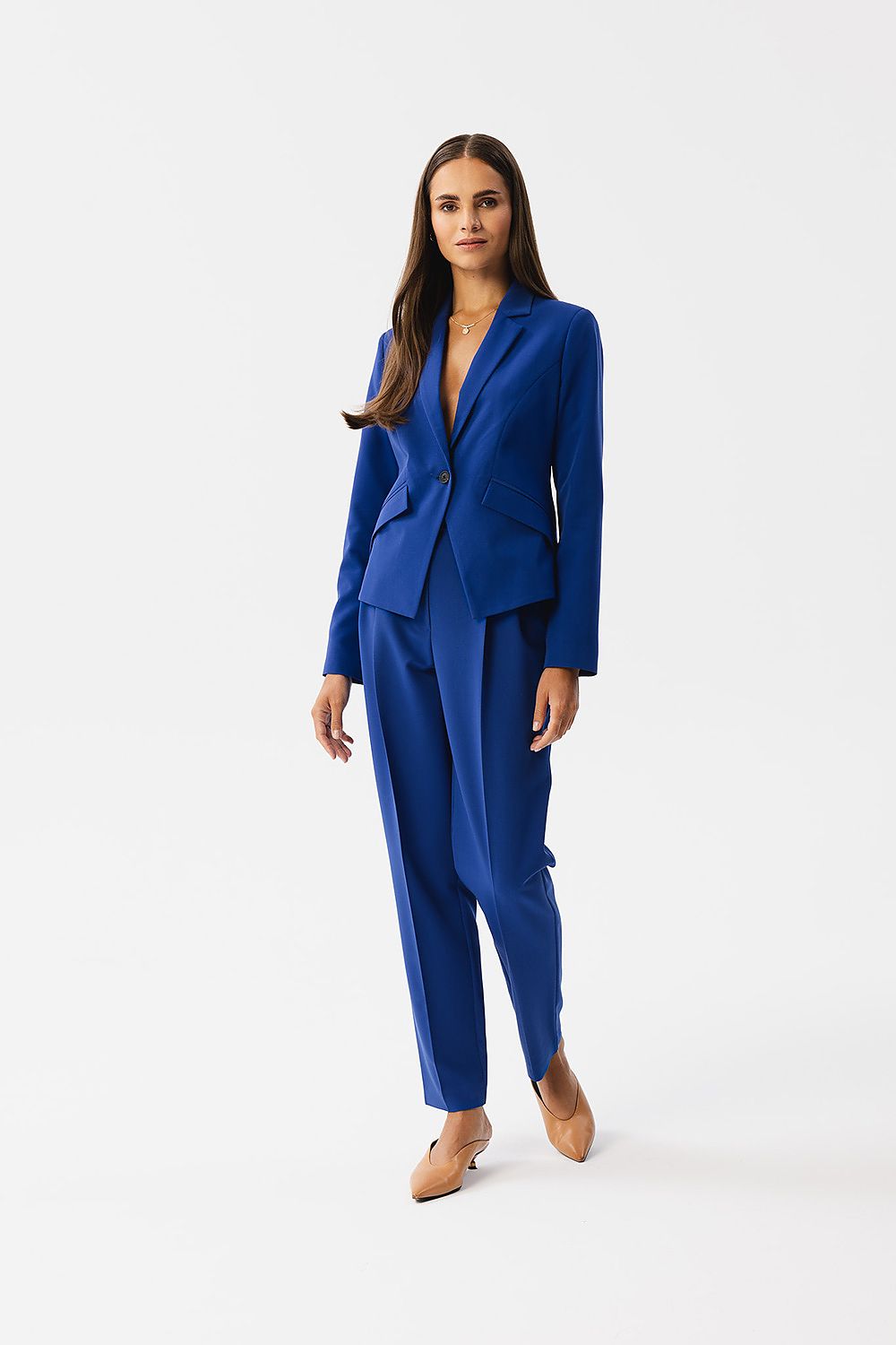 Damebukser Stylove til dame fra MS StyleHaven, laget av polyester; Viskose, farge Svart, størrelse L, med long ermer, perfekt til dress