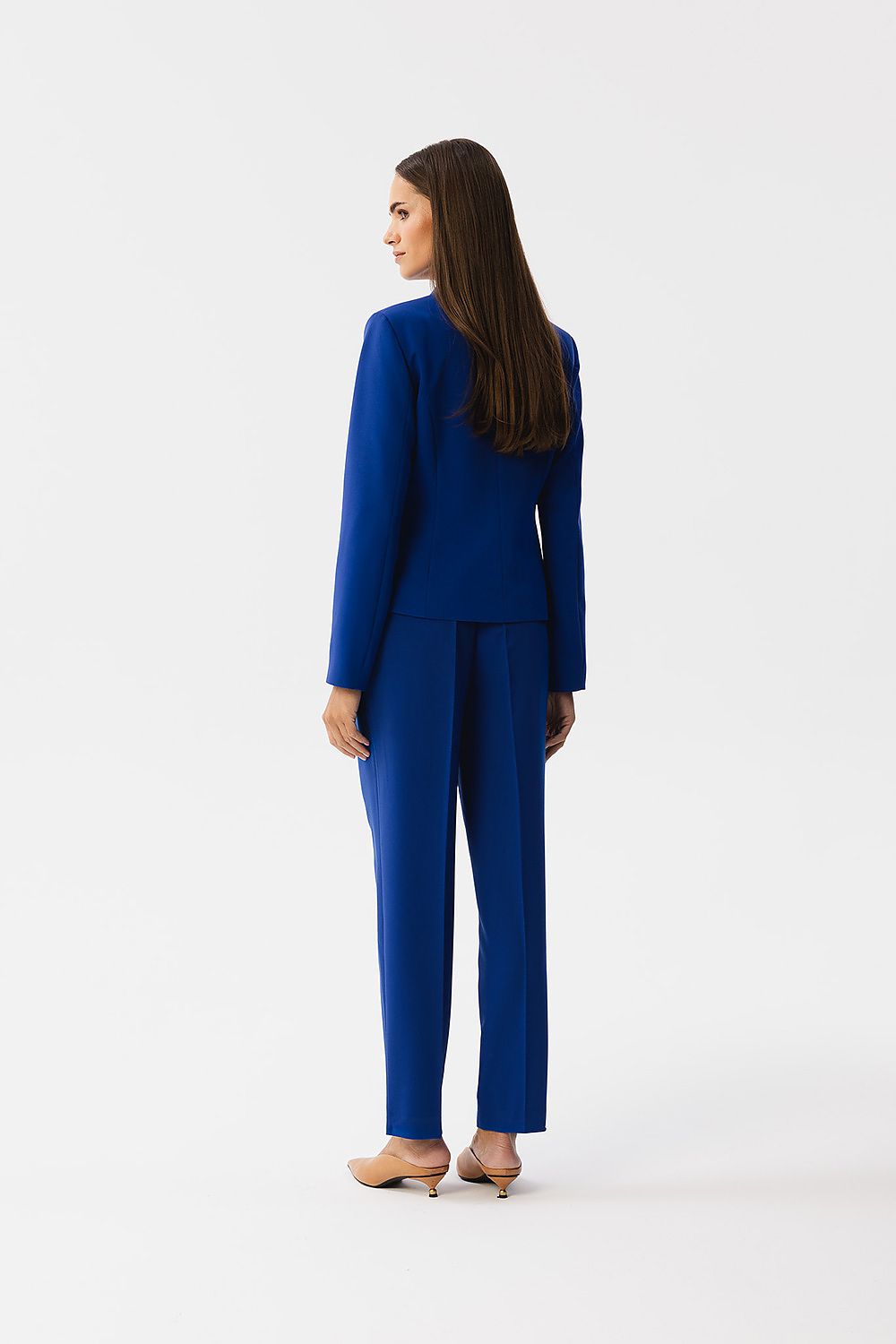 Jakke Stylove til dame fra MS StyleHaven, laget av polyester; Viskose; Elastan-1, farge Svart, størrelse XL, med long ermer, perfekt til dress