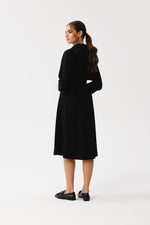 Dagkjole Stylove til dame fra MS StyleHaven, laget av polyester; Viskose; Elastan-1, farge Fiolett, størrelse M, med lang ermer, perfekt til dress
