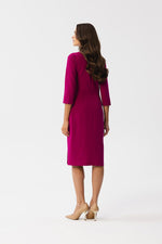 Dagkjole Stylove til dame fra MS StyleHaven, laget av polyester; Viskose; Elastan-1, farge Grønn, størrelse XL, med lang ermer, perfekt til dress