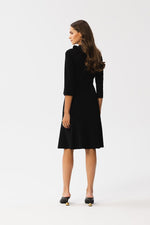 Dagkjole Stylove til dame fra MS StyleHaven, laget av polyester; Viskose; Elastan-1, farge Fiolett, størrelse M, med lang ermer, perfekt til dress