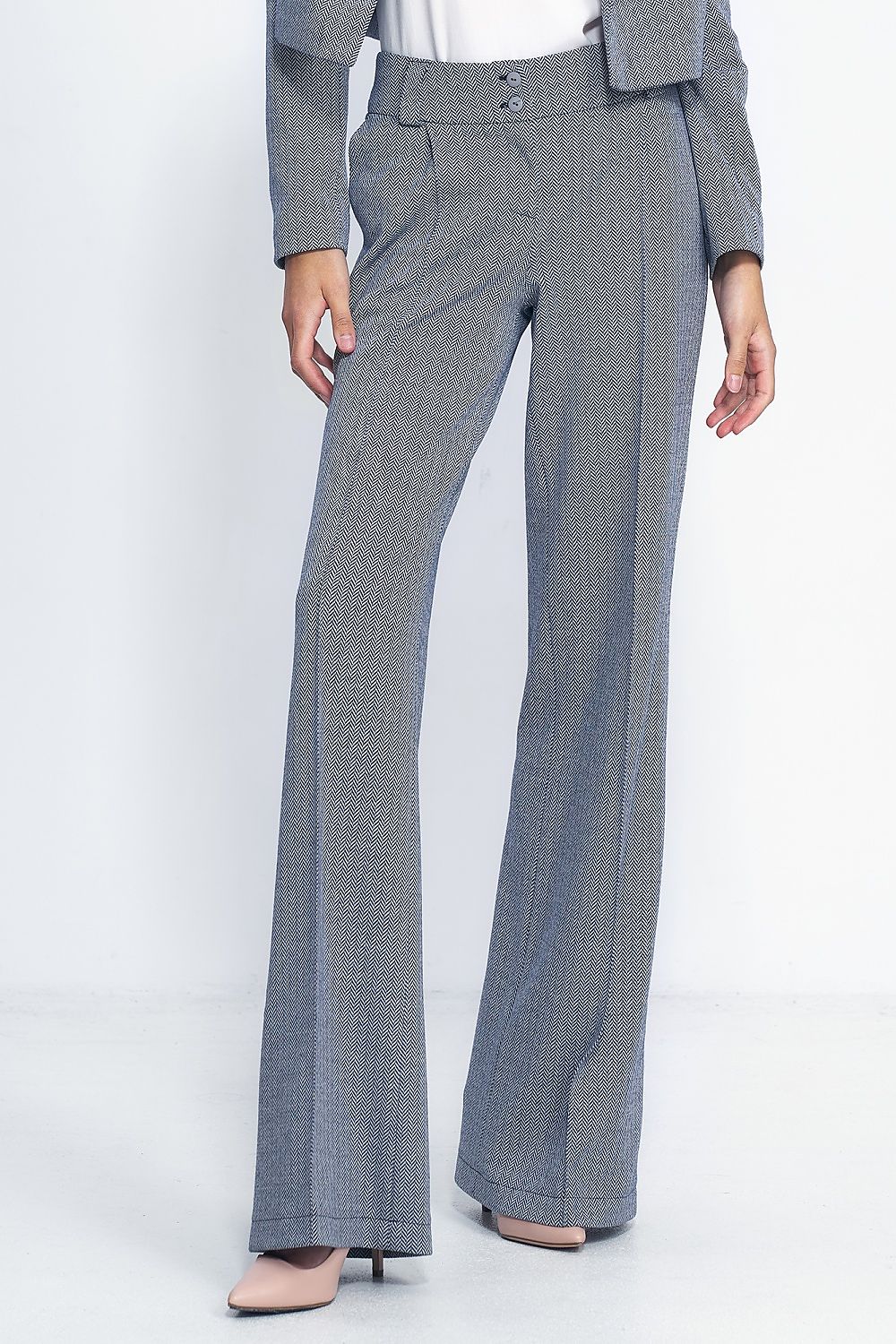 Bukser Nife til dame fra MS StyleHaven, laget av polyester; Viskose, farge Svart, størrelse 40, med long ermer, perfekt til casual; dress