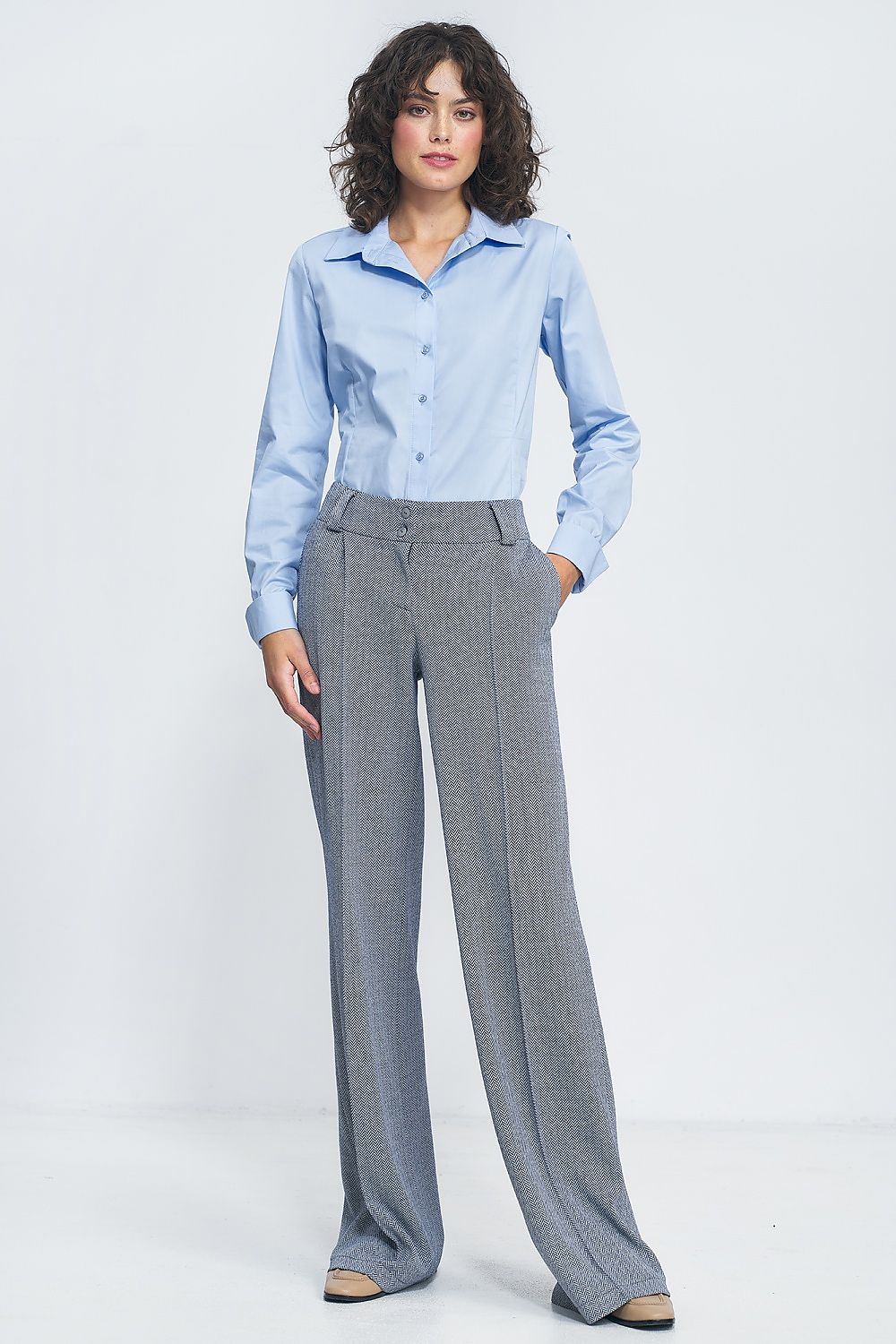 Bukser Nife til dame fra MS StyleHaven, laget av polyester; Viskose, farge Svart, størrelse 42, med long ermer, perfekt til casual; dress