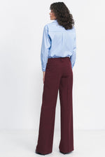Bukser Nife til dame fra MS StyleHaven, laget av polyester; Viskose, farge Marineblå, størrelse 40, med long ermer, perfekt til casual; dress