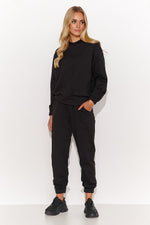 Sett Makadamia til dame fra MS StyleHaven, laget av Bomull, farge Brun, størrelse 40, med long ermer, perfekt til casual; dress