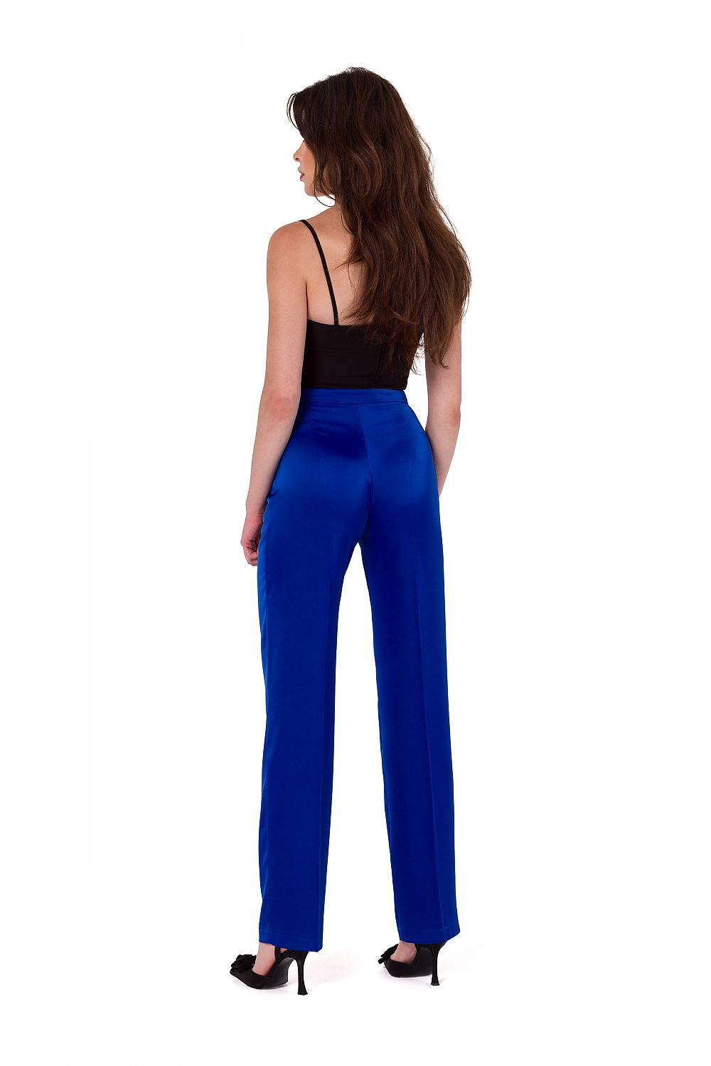 Damebukser Makover til dame fra MS StyleHaven, laget av polyester, farge Blå, størrelse s, med long ermer