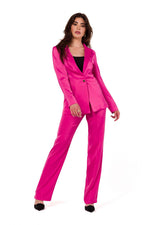 Jakke Makover til dame fra MS StyleHaven, laget av Sateng; polyester, farge Blå, størrelse L, med long ermer