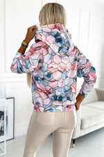 Kenguru hettegenser til dame fra MS StyleHaven, laget av polyester; Viskose, farge Brun, størrelse XXL, med long; short ermer, perfekt til casual; dress