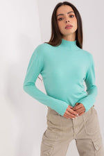 Langermet genser med turtleneck til dame fra MS StyleHaven, størrelse M/L, med long, bukselengde long, kjolelengde short; knee; mini; midi, kjolestil sweater; other
