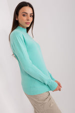 Langermet genser med turtleneck til dame fra MS StyleHaven, størrelse S/M, med long, bukselengde long, kjolelengde short; knee; mini; midi, kjolestil sweater; other