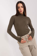 Langermet genser med turtleneck til dame fra MS StyleHaven, størrelse S/M, med long, bukselengde long, kjolelengde short; knee; mini; midi, kjolestil sweater; other