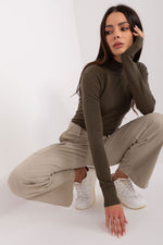 Langermet genser med turtleneck til dame fra MS StyleHaven, størrelse M/L, med long, bukselengde long, kjolelengde short; knee; mini; midi, kjolestil sweater; other