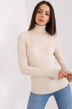 Turtleneck genser til dame fra MS StyleHaven, størrelse S/M, med long, bukselengde long, kjolelengde short; knee; mini; midi, kjolestil sweater; other