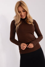 Langermet genser med turtleneck til dame fra MS StyleHaven, størrelse M/L, med long, bukselengde long, kjolelengde short; knee; mini; midi, kjolestil sweater; other