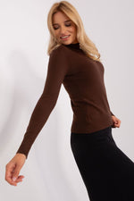 Langermet genser med turtleneck til dame fra MS StyleHaven, størrelse M/L, med long, bukselengde long, kjolelengde short; knee; mini; midi, kjolestil sweater; other