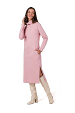 Dagskjole - BeWear til dame fra MS StyleHaven, laget av Bomull; polyester, farge Grå, størrelse L, med long ermer, perfekt til dress
