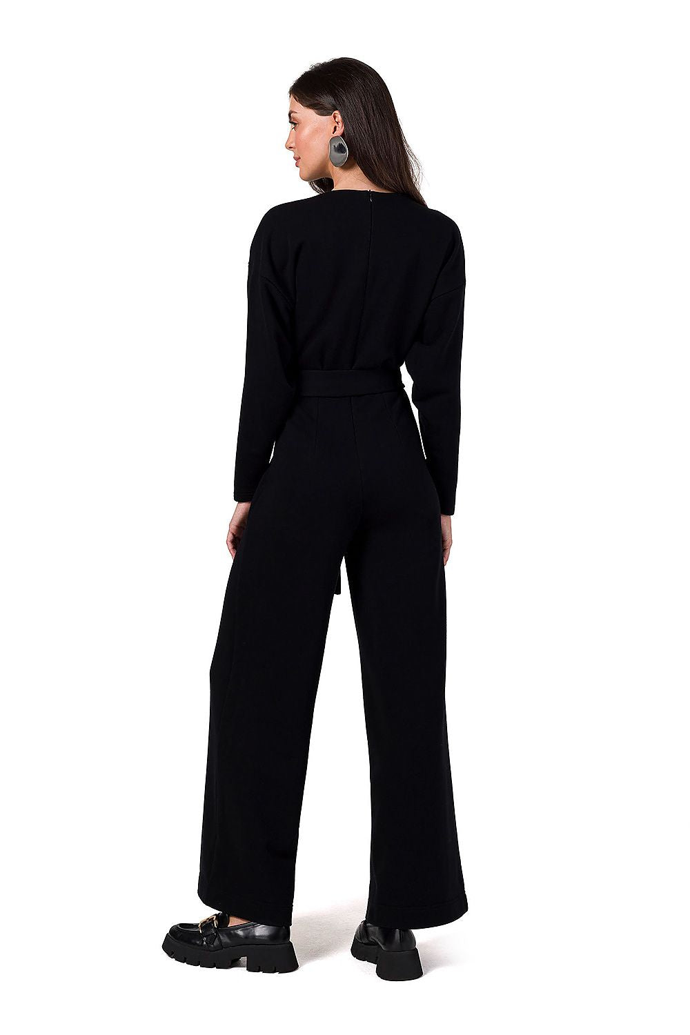 Dress BeWear til dame fra MS StyleHaven, laget av Bomull; Elastan-1, farge Marineblå, størrelse M, med 45720 ermer, perfekt til dress