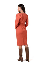 Dagskjole BeWear til dame fra MS StyleHaven, laget av Bomull; Elastan-1, farge Marineblå, størrelse XXL, med 45720 ermer, perfekt til dress