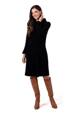 Dagskjole BeWear til dame fra MS StyleHaven, laget av Bomull; Elastan-1, farge Rosa, størrelse s, med long ermer, perfekt til dress