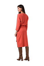 Dagskjole BeWear til dame fra MS StyleHaven, laget av Bomull; Elastan-1, farge Svart, størrelse M, med long ermer, perfekt til dress