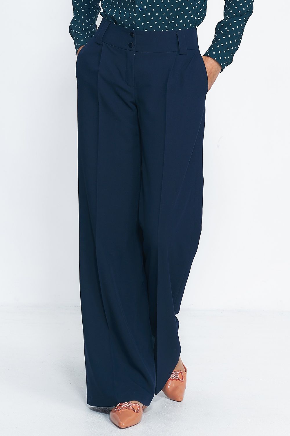 Bukser Nife til dame fra MS StyleHaven, laget av polyester; Viskose, farge Rød 2, størrelse 42, med long ermer, perfekt til casual; dress