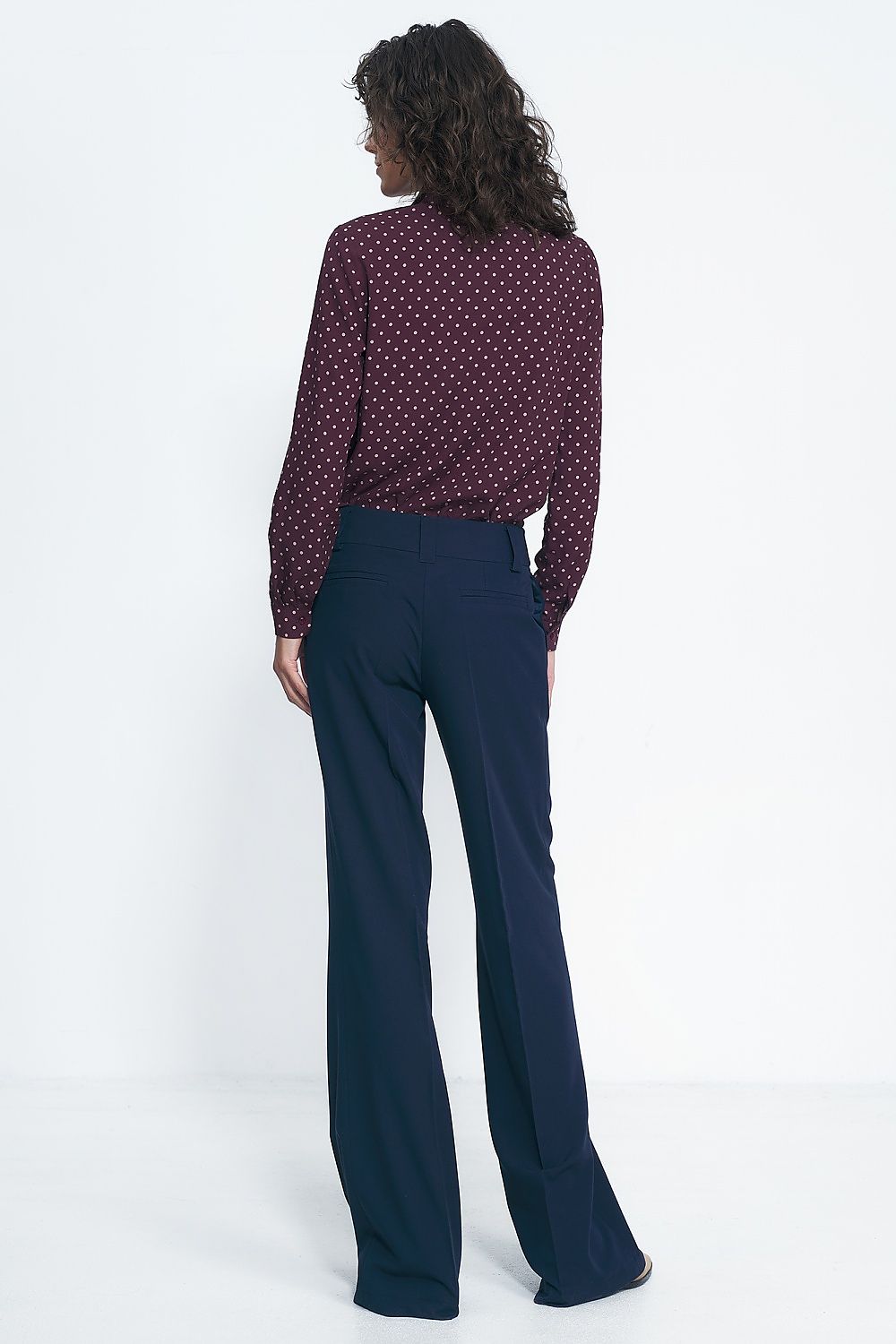 Bukser Nife til dame fra MS StyleHaven, laget av polyester; Viskose, farge Svart 2, størrelse 36, med long ermer, perfekt til casual; dress