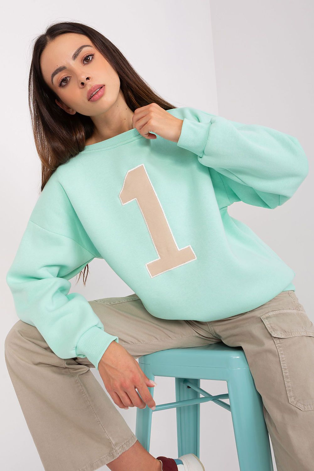  Sweatshirt model 186143 My Red Lips 