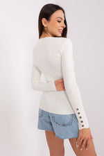 Sjarmerende genser til dame fra MS StyleHaven, størrelse S/M, med long, bukselengde long, kjolelengde short; knee; mini; midi, kjolestil sweater; other