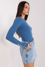 Sjarmerende genser til dame fra MS StyleHaven, størrelse S/M, med long, bukselengde long, kjolelengde short; knee; mini; midi, kjolestil sweater; other