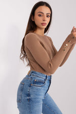 Sjarmerende genser til dame fra MS StyleHaven, størrelse S/M, med long, bukselengde long, kjolelengde short; knee; mini; midi, kjolestil sweater; other