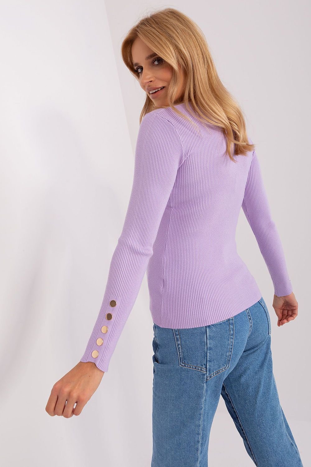 Sjarmerende genser til dame fra MS StyleHaven, størrelse M/L, med long, bukselengde long, kjolelengde short; knee; mini; midi, kjolestil sweater; other