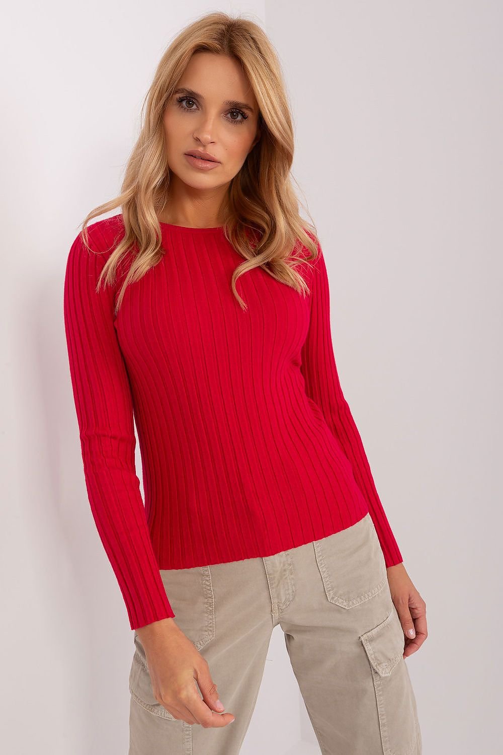 Klassisk genser til dame fra MS StyleHaven, størrelse S/M, med long, bukselengde long, kjolelengde short; knee; mini; midi, kjolestil sweater; other