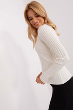 Klassisk genser til dame fra MS StyleHaven, størrelse M/L, med long, bukselengde long, kjolelengde short; knee; mini; midi, kjolestil sweater; other