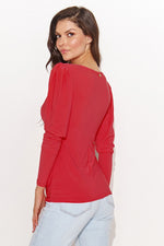 Bluse Numinou til dame fra MS StyleHaven; laget av polyester; farge BlÃƒÂ¥; stÃƒÂ¸rrelse 38; med long ermer; perfekt til casual; dress