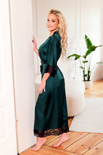 Sumatra Grace badekåpe - Kalimo til dame fra MS StyleHaven, laget av Elastan; polyester, farge Blå, størrelse XXL, med sleeveless ermer, perfekt til casual; dress