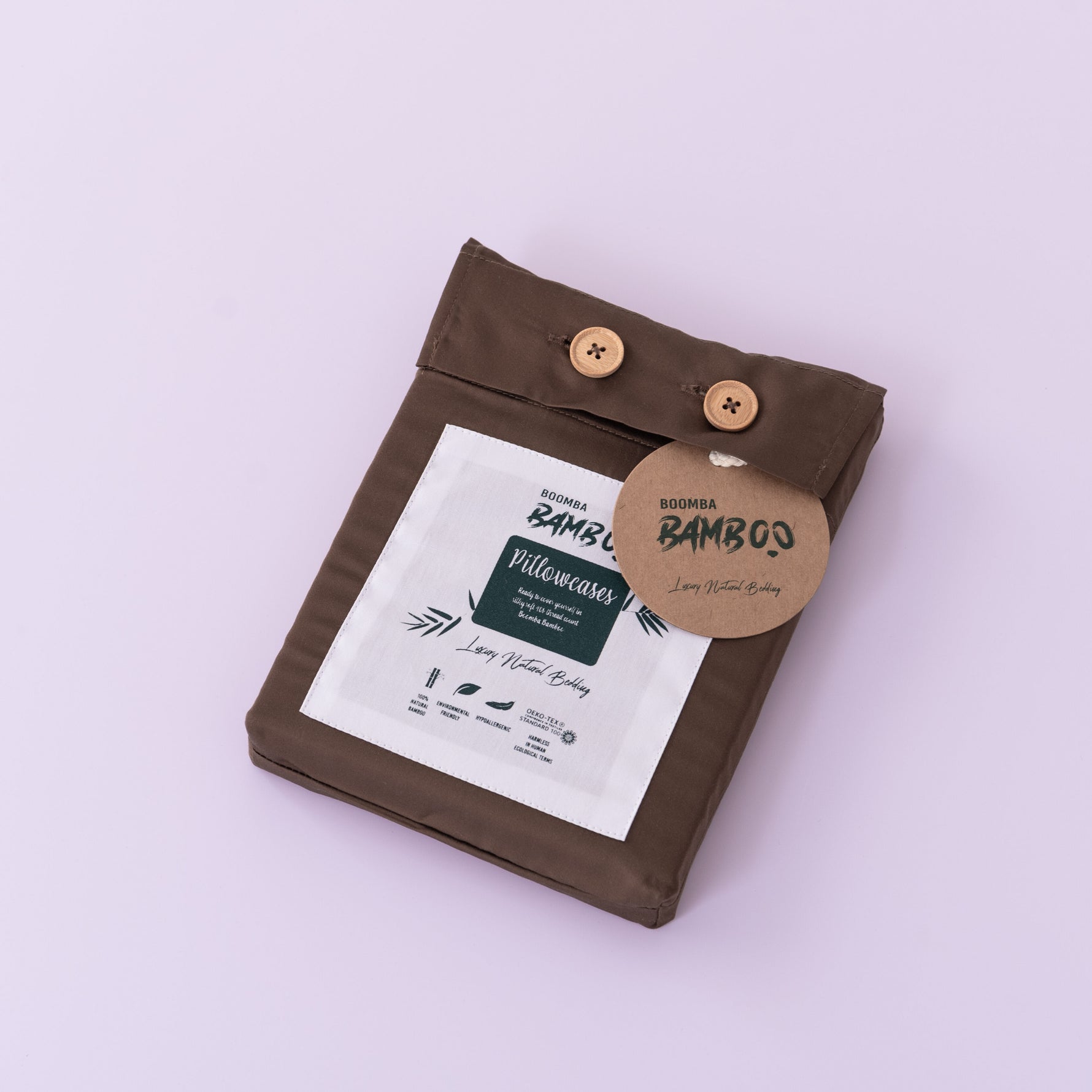 Eenpersoons Beddengoedset - Coffee Brown