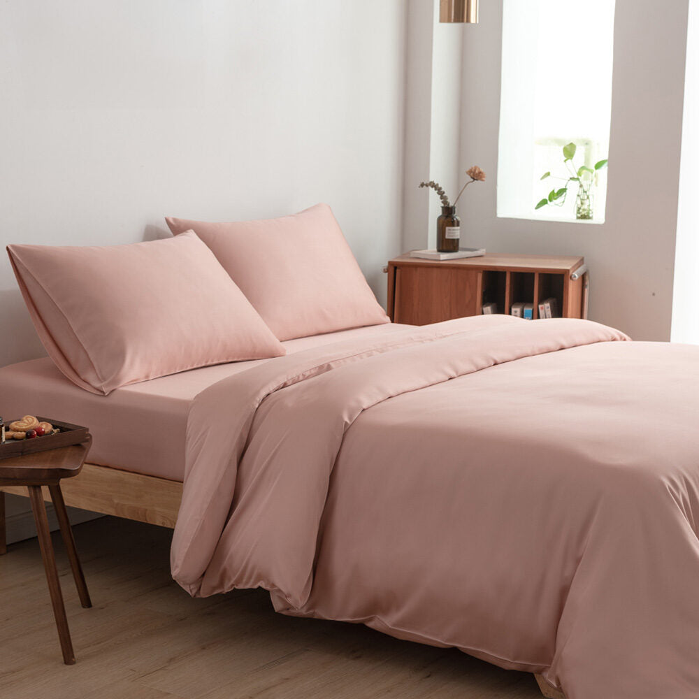 Tweepersoons Beddengoedset Xxl - Cuddle Pink
