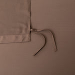 Eenpersoons Beddengoedset Xl - Coffee Brown