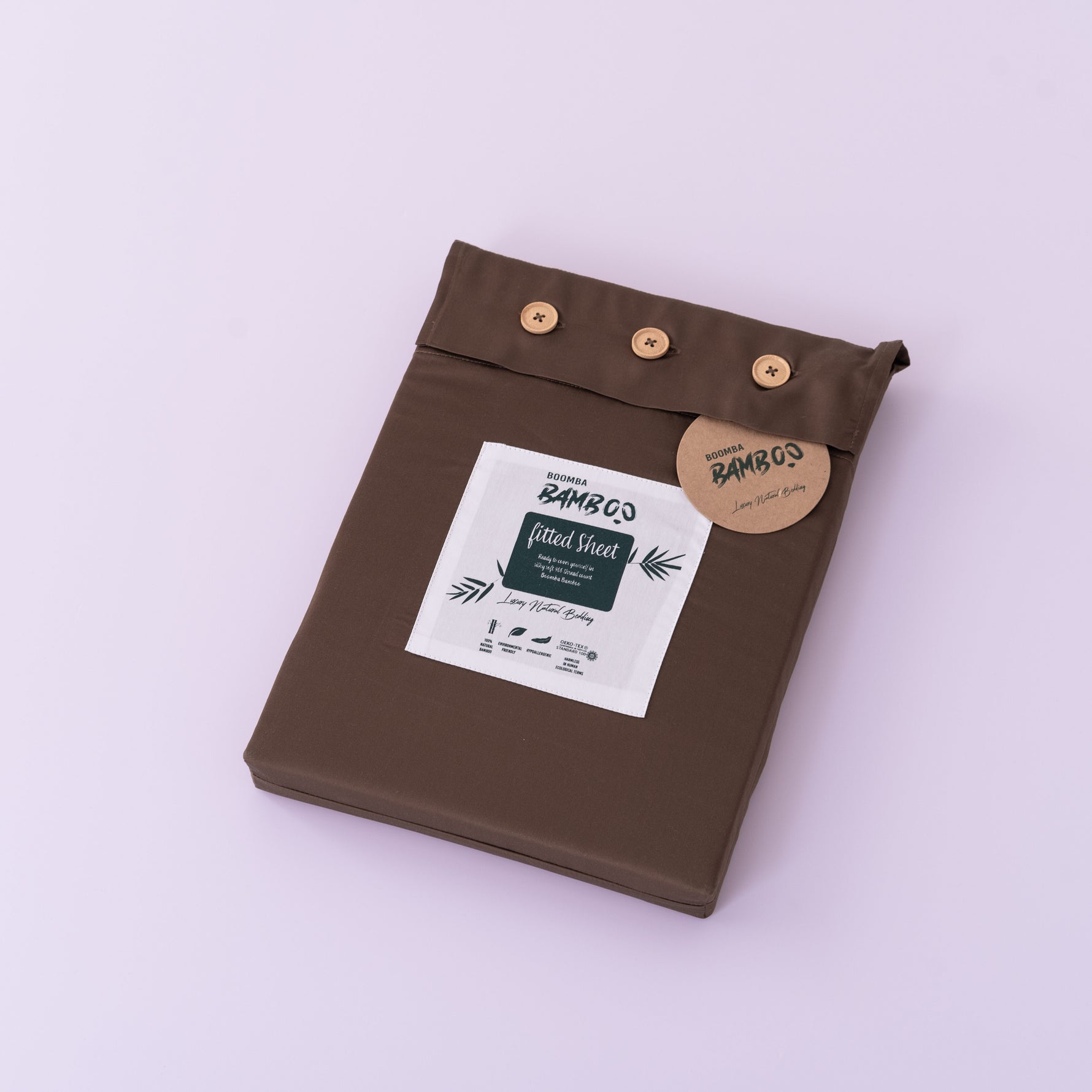 Eenpersoons Beddengoedset - Coffee Brown