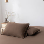 Tweepersoons Beddengoedset Xl - Coffee Brown